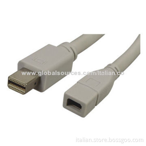 Mini displayPort cable, male to female extension cableNew
